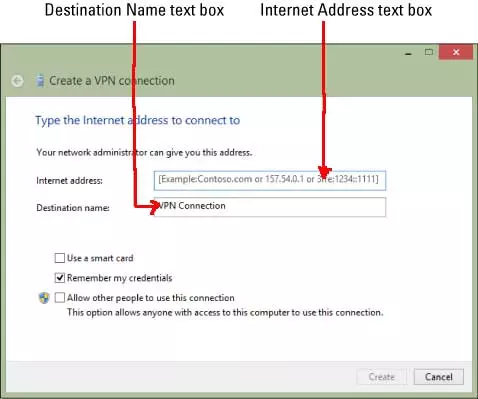 Windows 8 VPN Create
